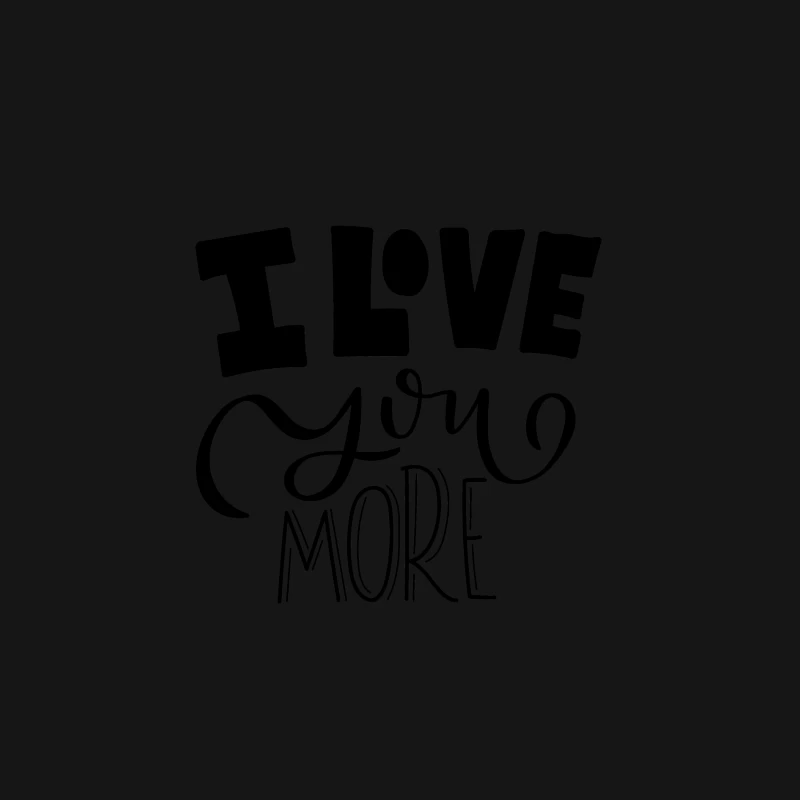 Conception Typographique Amour Homme Manches Longues T-Shirt