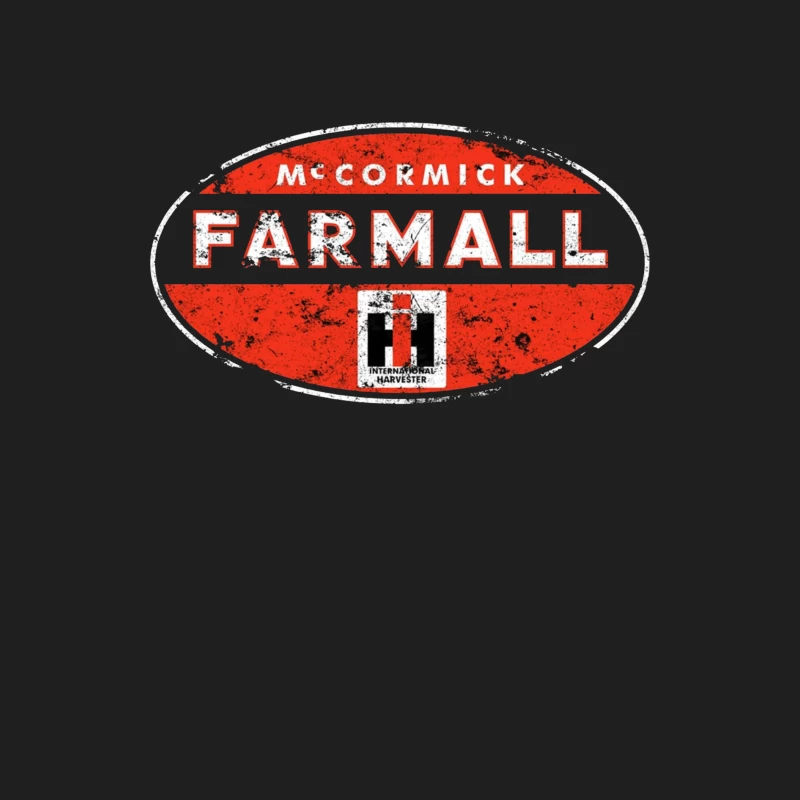 Vintage McCormick Farmall International Harvester Logo Male Tank Top