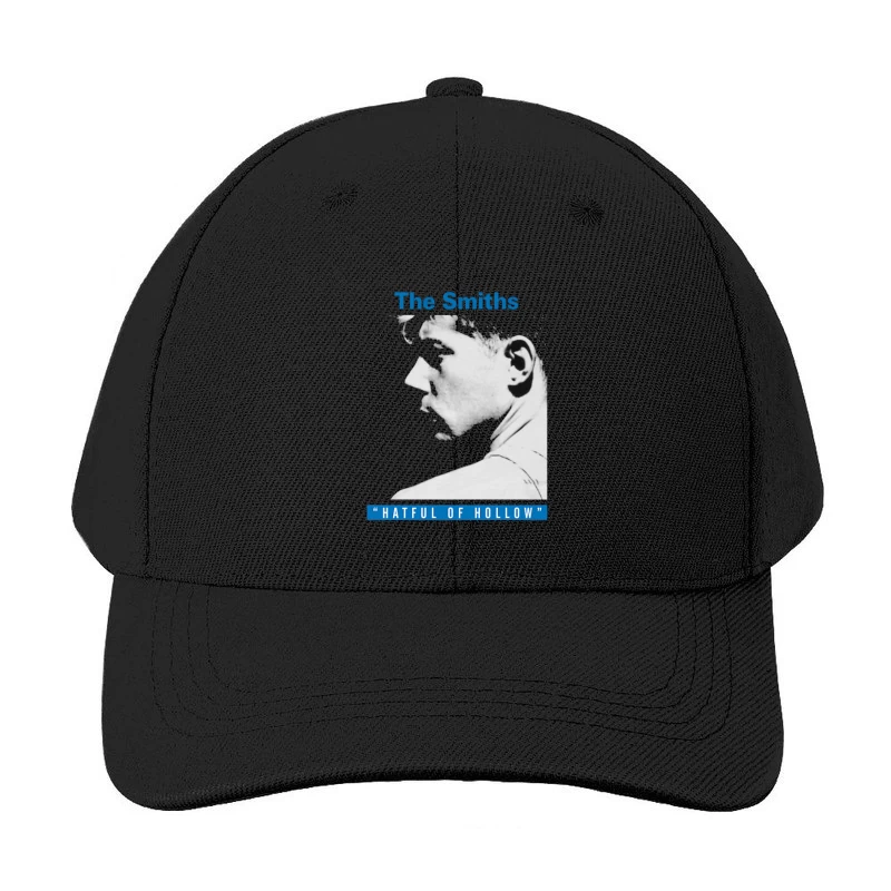 The Smiths 'Hatful of Hollow' Album Cover Art in Black and White Baseball Cap