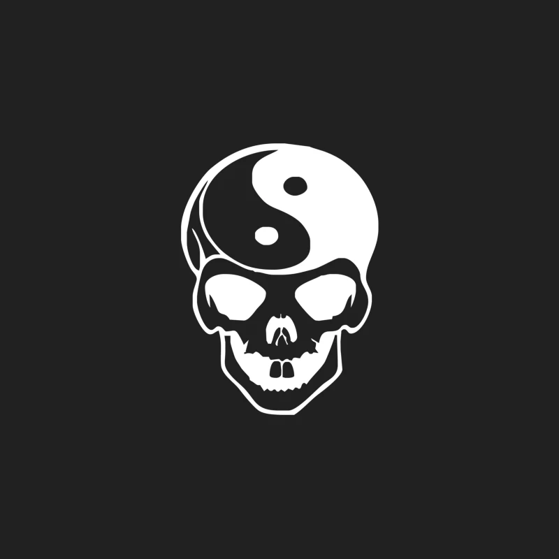 YIN YANG SKULL (2) Bucket Hat