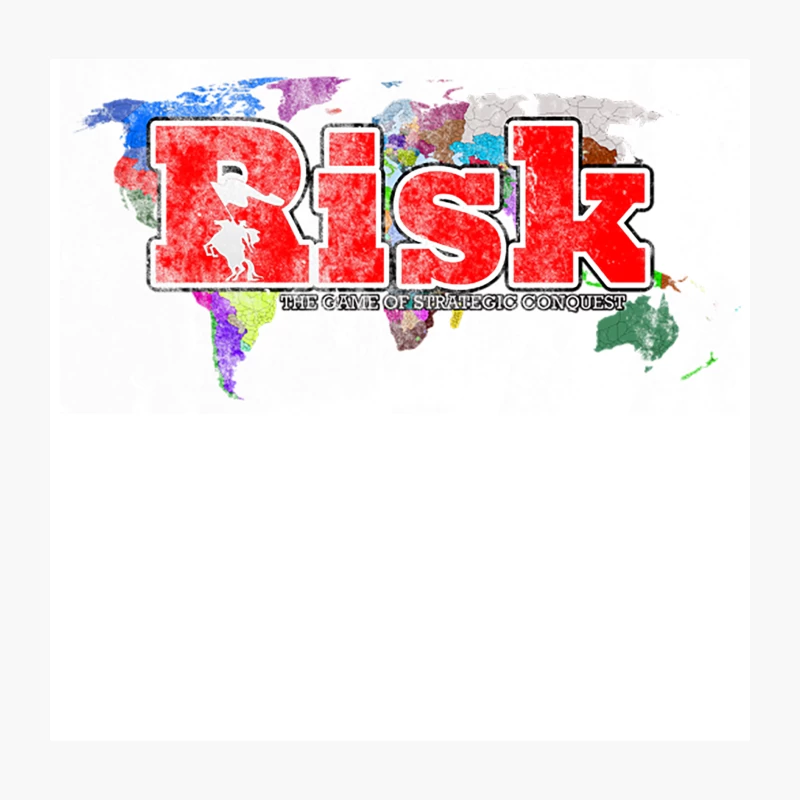 Risk, distressed Throw Pillow