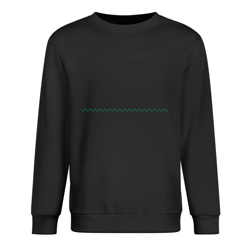 Électrocardiogramme Verts Homme Sweat-shirt à enfiler