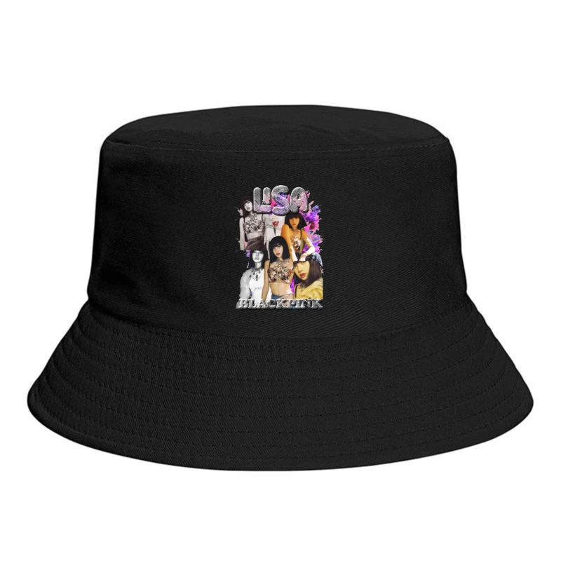 Lisa from BLACKPINK Collage Bucket Hat