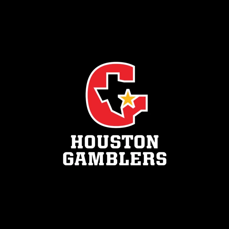 houston gamblers Throw Pillow
