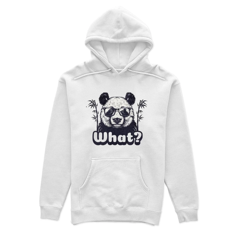 Panda avec Lunettes et 'What?' Femme Sweat à capuche