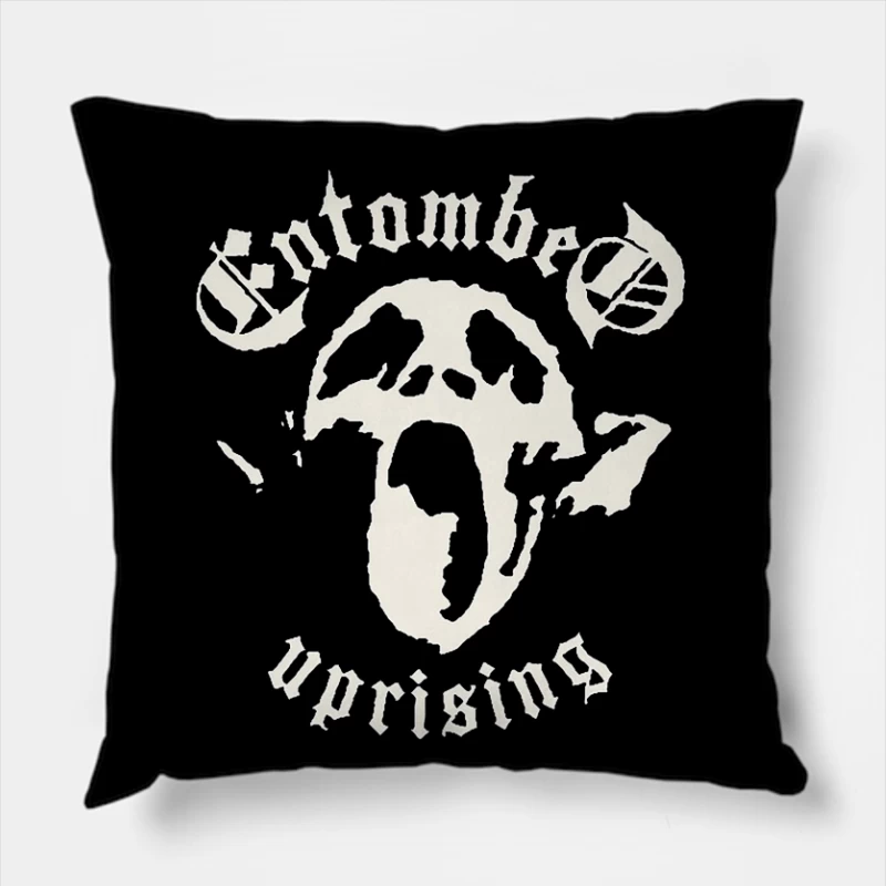 Entombed Uprising Throw Pillow