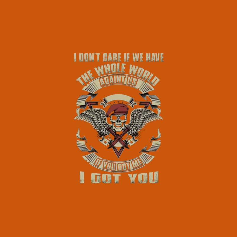 Motivational Military Solidarity Design iPhone Case