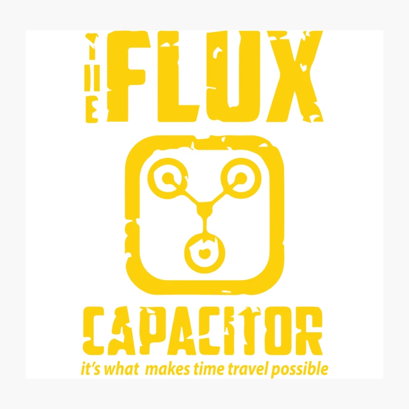 Back To The Future Inspired Flux Capacitor Delorean Movie Throw Pillow