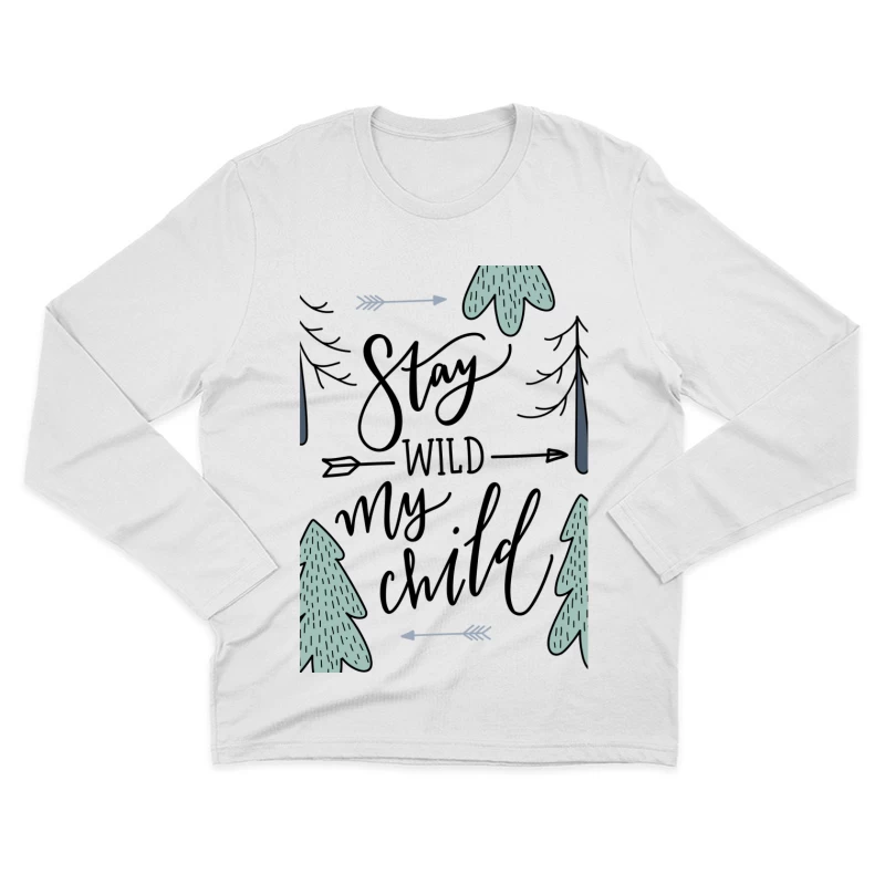 Message inspirant pour enfants Homme Manches Longues T-Shirt