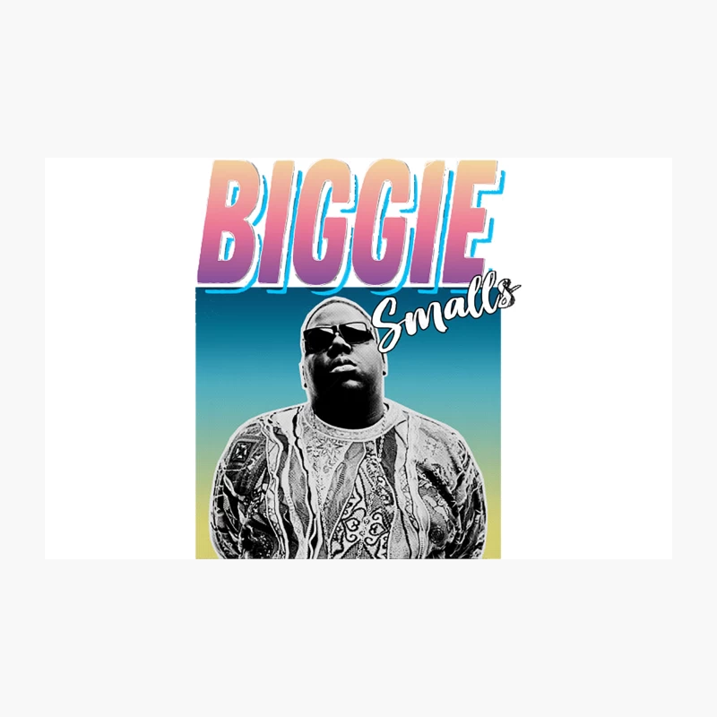Biggie Smalls  The Notorious B.I.G. Hip Hop Tribute Design Travel Mug