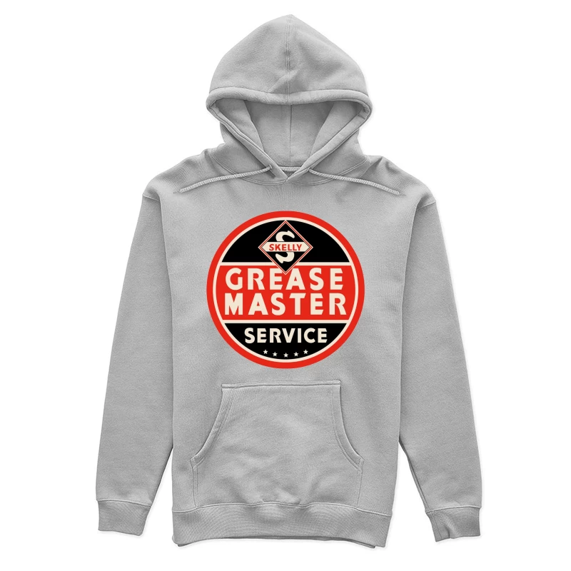 Vintage Skelly Grease Master Service Station Sign Female Pullover Hoodie