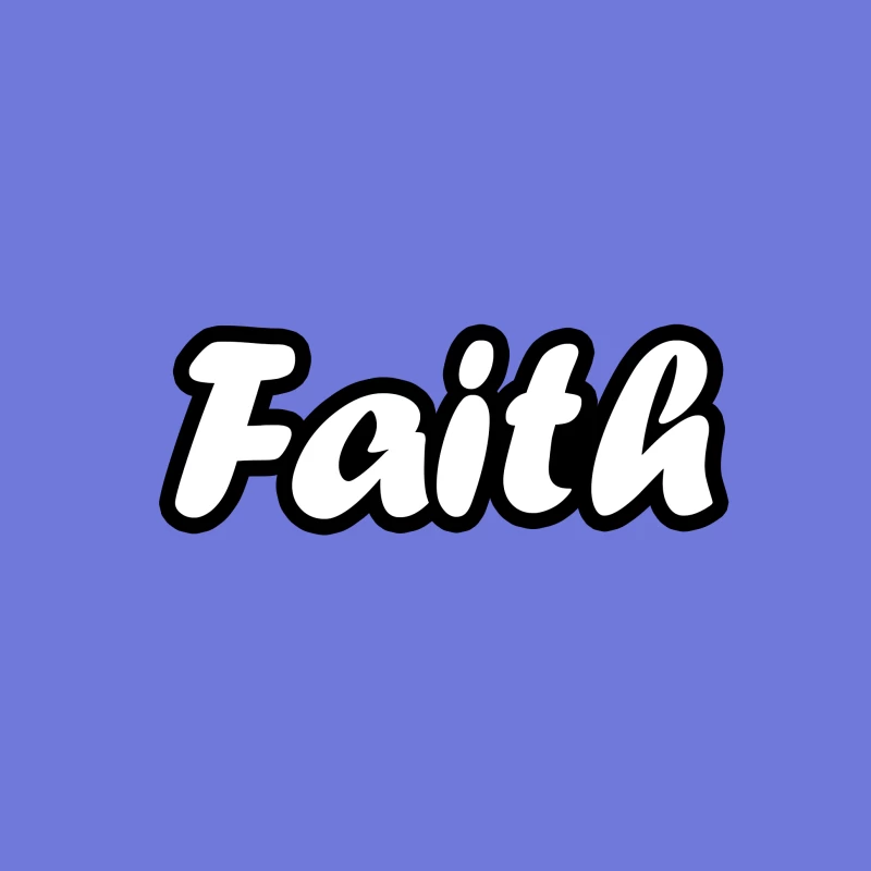 Word Art: Faith Tapestry