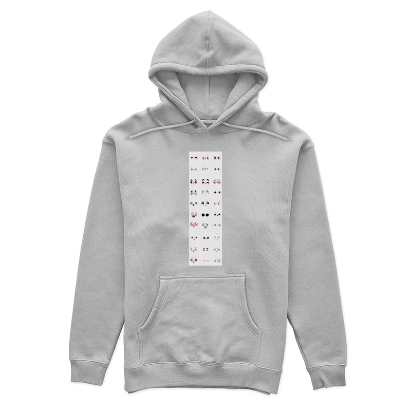 Niedliche Kawaii Gesichtsausdrücke Damen Pullover Hoodie