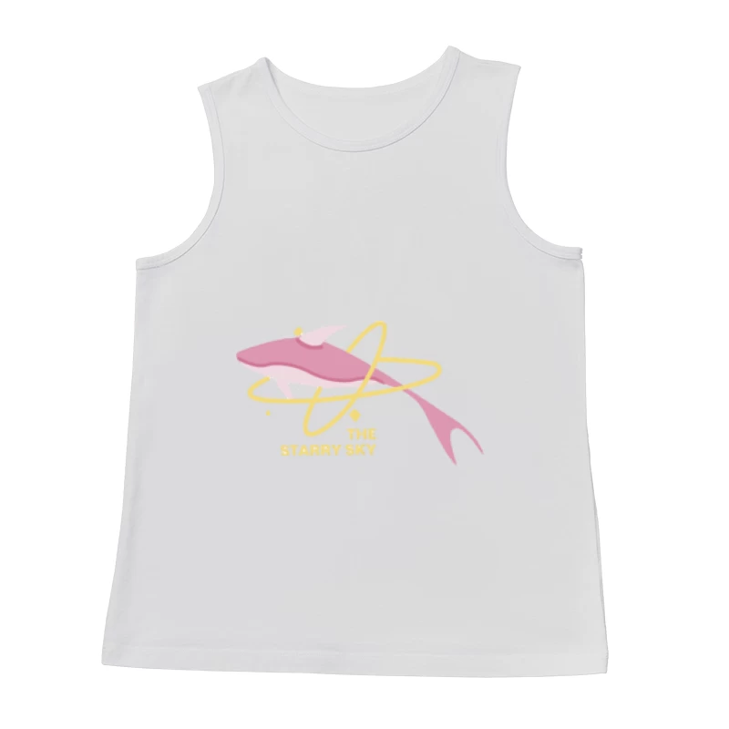 Rosa Hai im Weltraum Herren Tanktops
