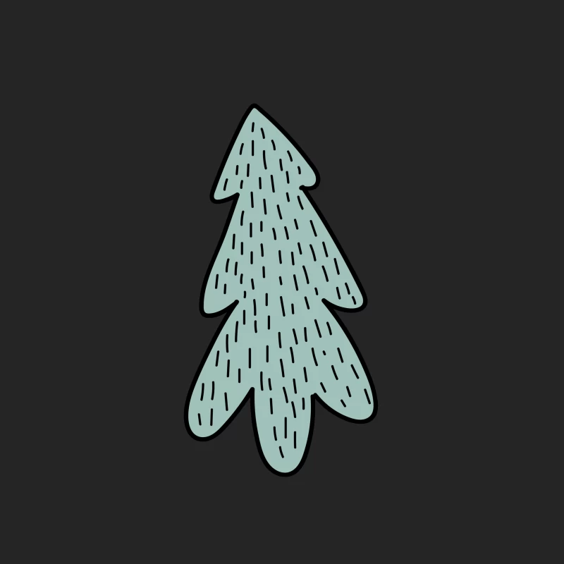 Arbre de Noël abstrait Femme Sweat-shirt à enfiler