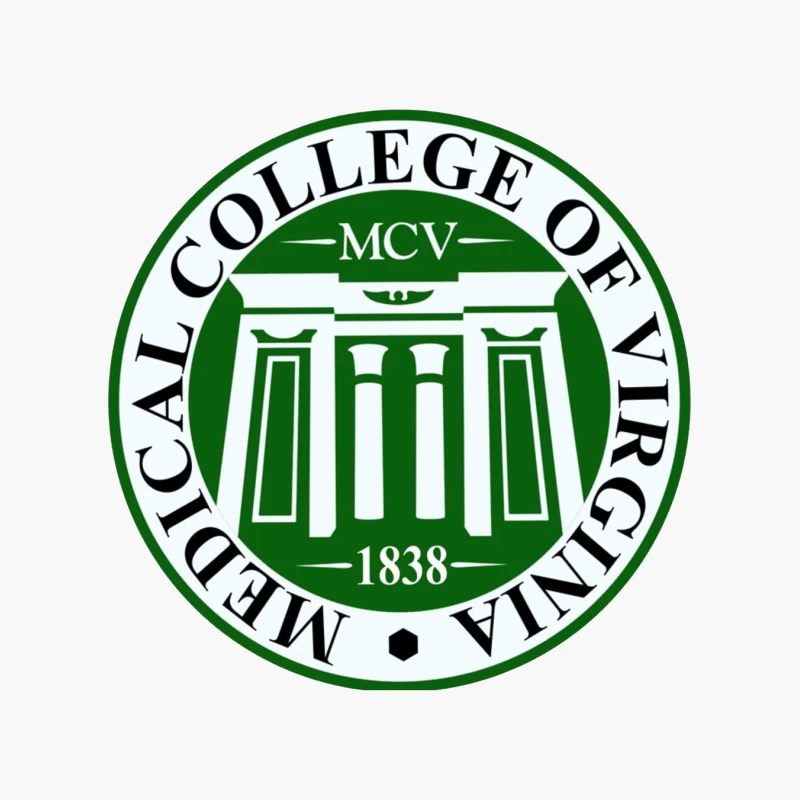 Medical College of Virginia (MCV) Historical Academic Seal from 1838 Cotton Tote Bag