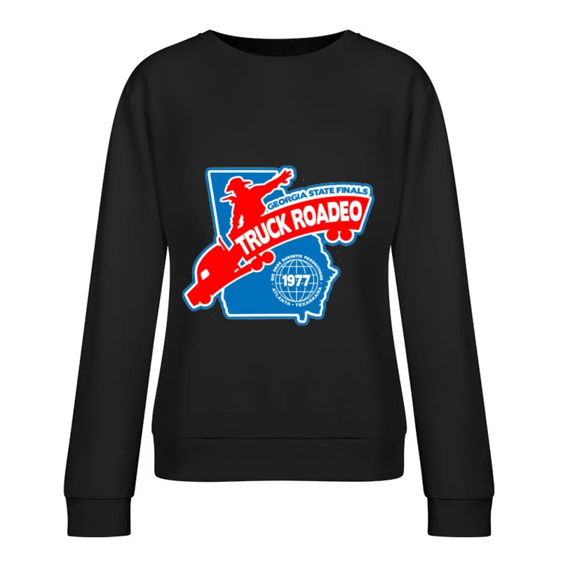 Truck Rodeo Female Pullover Sweatshirt