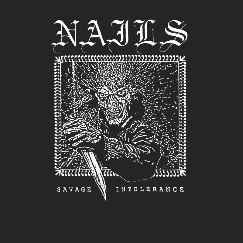 Nails Savage Intolerance Female Pullover Sweatshirt