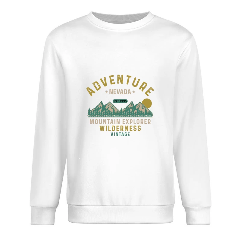 Abenteuer Nevada: Mountain Explorer seit 1995 Herren Pullover Sweatshirt