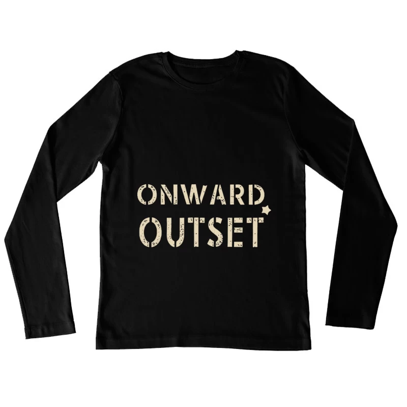 Abenteuerlicher Aufbruch Damen Langarm T-Shirt