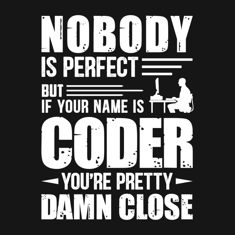 Motivation pour les programmeurs: Personne n'est parfait Femme T-Shirt