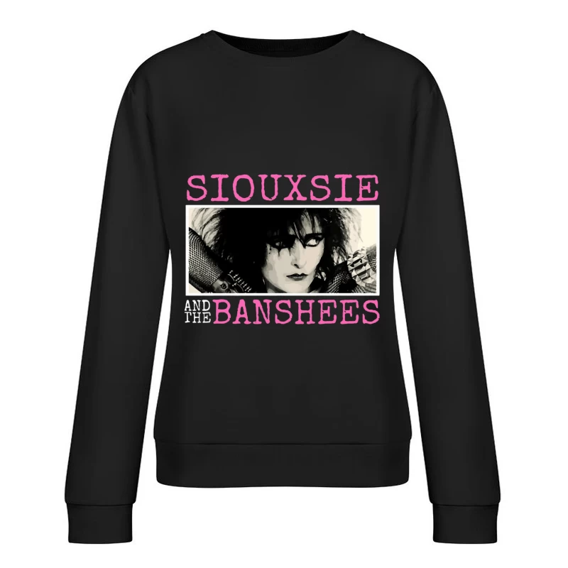 Siouxsie and the Banshees Gothic Punk Album Cover Female Pullover Sweatshirt