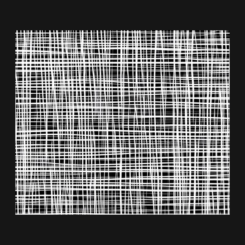 Abstract Black and White Grid Pattern Texture Mouse Pad