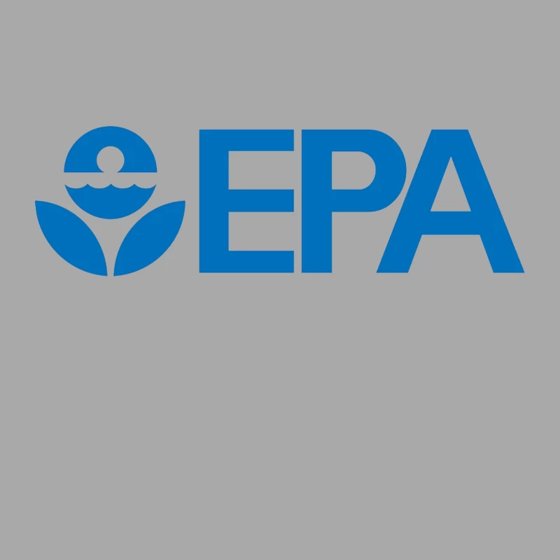 Environmental Protection Agency (EPA) Official Blue Logo Design Male Pullover Hoodie