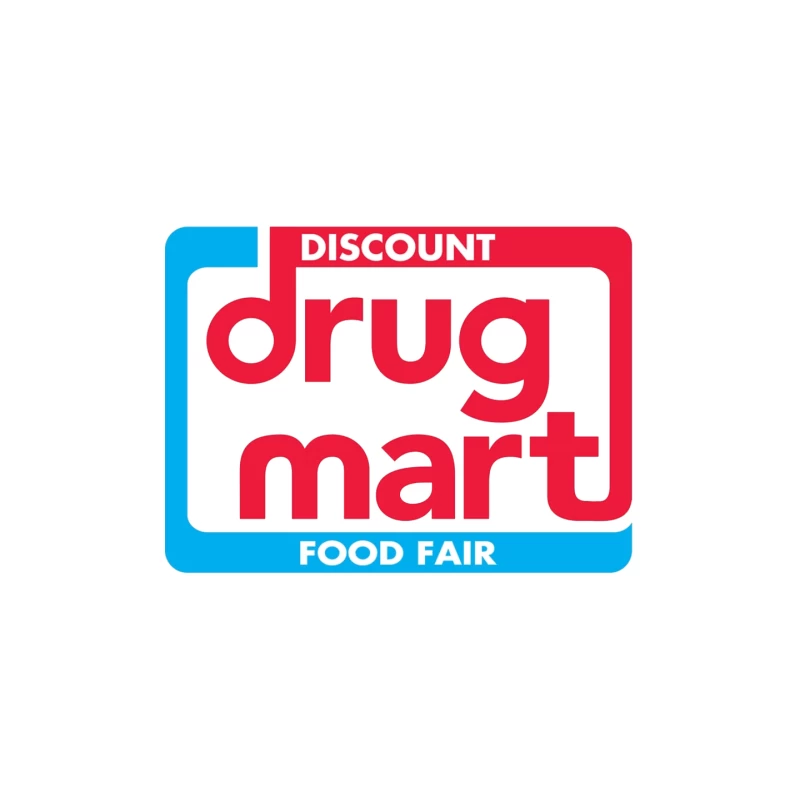 Discount Drug Mart Food Fair Vintage Retail Logo Mouse Pad