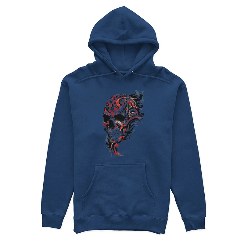 Abstract Decorative Skull Art Female Pullover Hoodie
