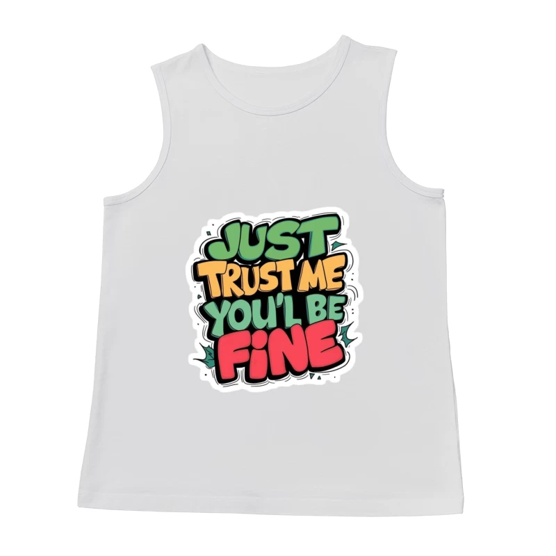 Trust and Assurance Message Male Tank Top
