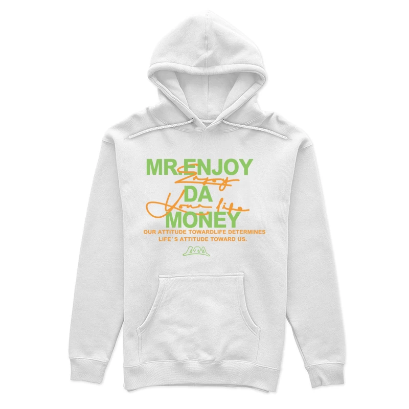 Motivationsspruch mit Lebensfreude Damen Pullover Hoodie