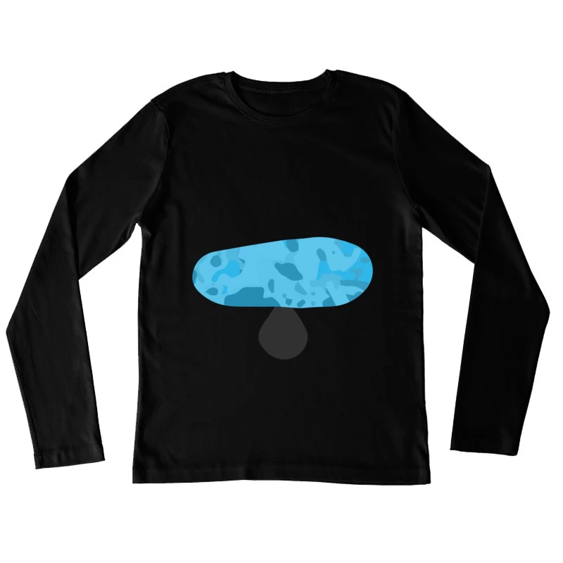 Design abstrait en forme de parapluie Femme Manches Longues T-Shirt
