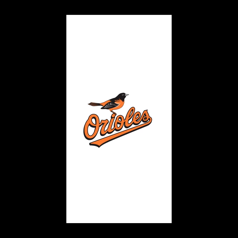 Baltimore Orioles MLB Baseball Team Logo with Orange Bird Mascot iPhone Case