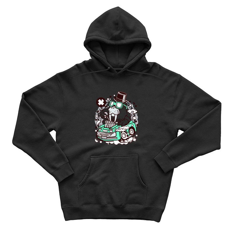 Morse chic en voiture surpuissante Homme Sweat à capuche