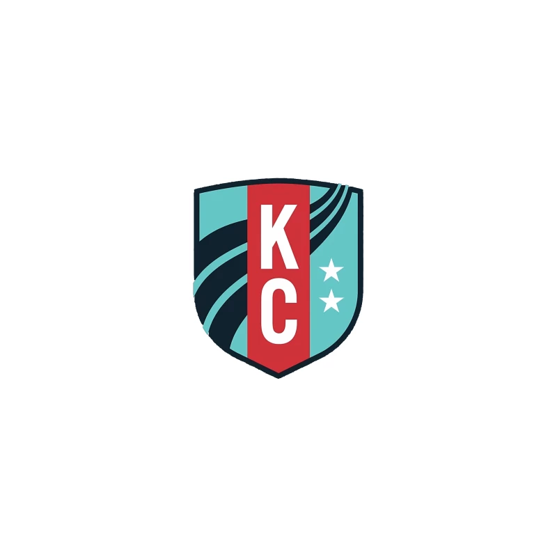 KC Sports Shield Logo with Stars Desk Mat