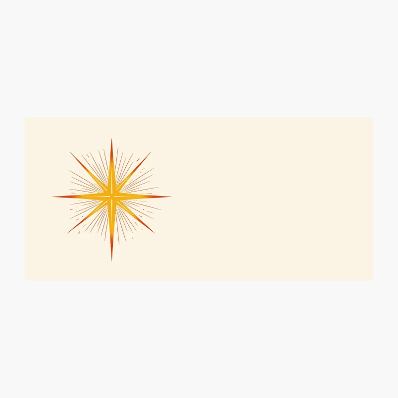 Radiant Christmas Star Light Burst Coffee Mug