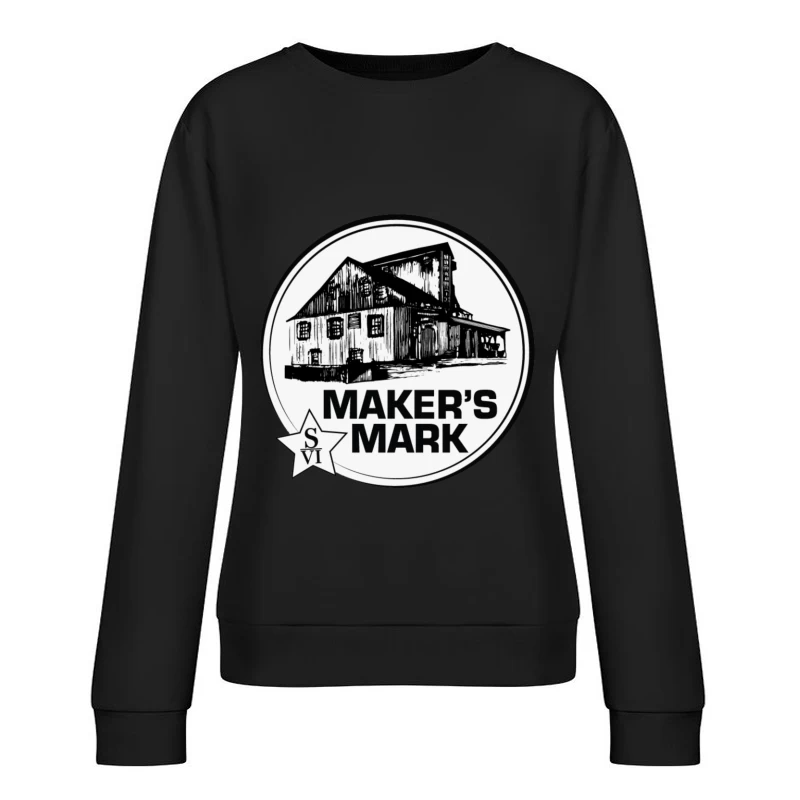Maker's Mark Bourbon 3 Female Pullover Sweatshirt