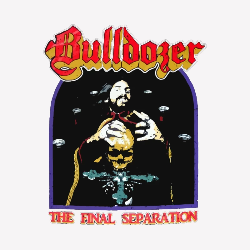 Bulldozer - The Final Separation Metal Album Cover Art Female T-Shirt