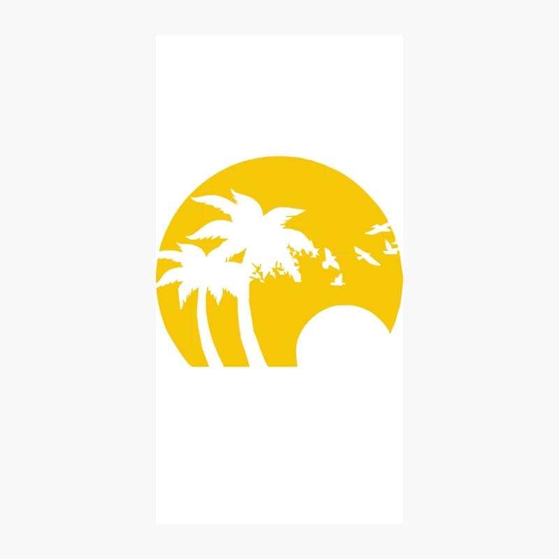 Beach Silhouette Birds Sand Sunset iPhone Case