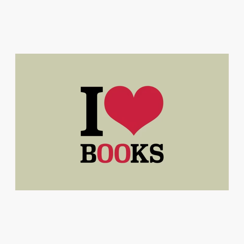 Love Books Typography Design with Heart Symbol Travel Mug
