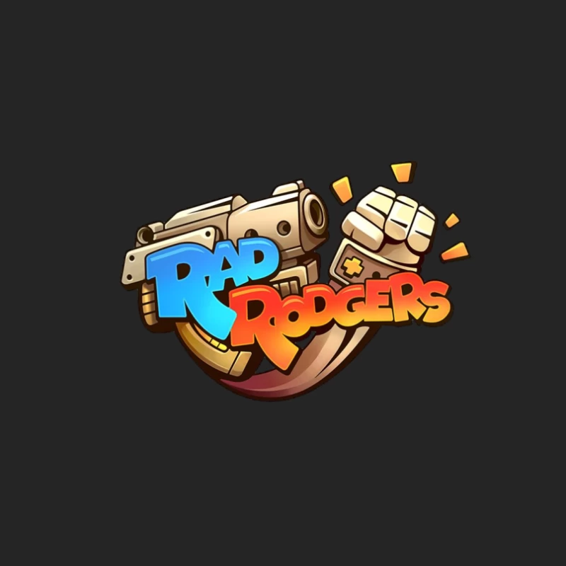 Rad Rodgers Logo mit Pistole und Faust Damen Pullover Sweatshirt