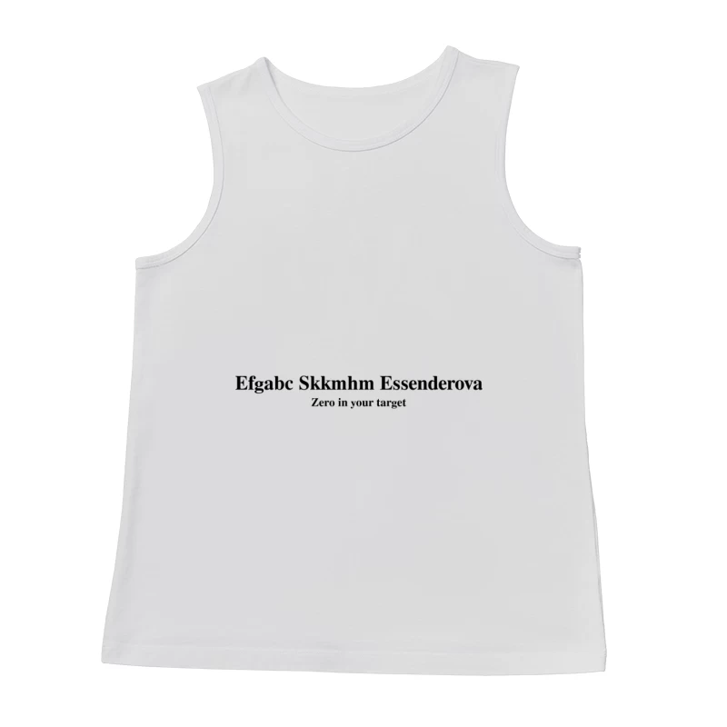 Elegantes typografisches Design Herren Tanktops