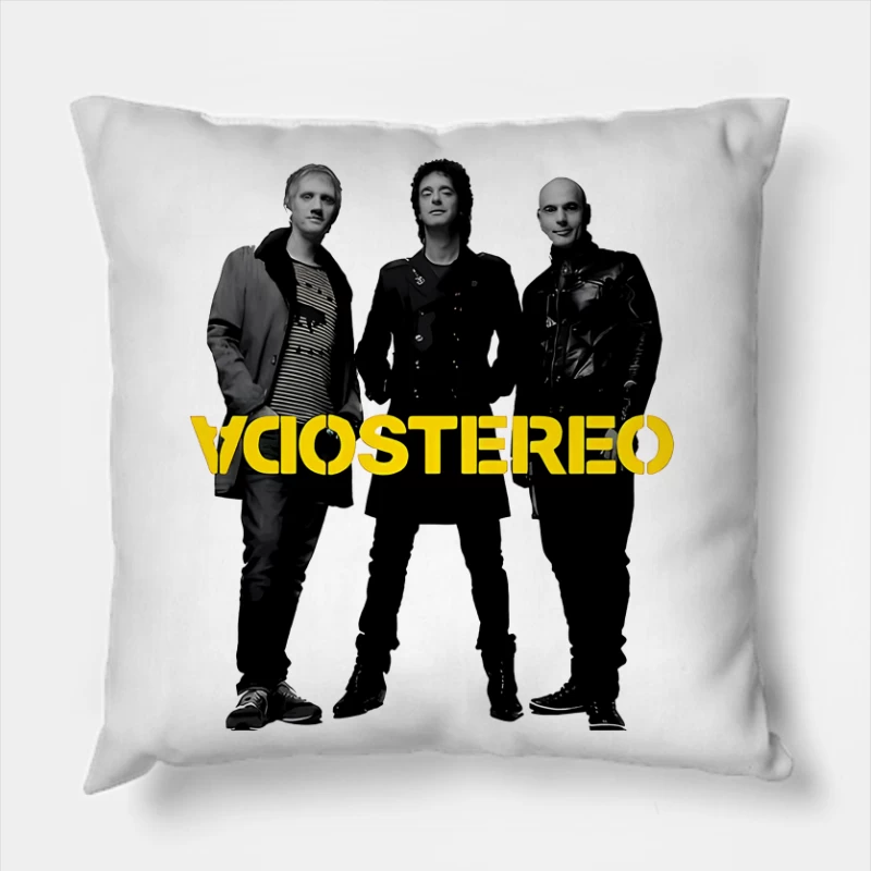 Soda Stereo Band 2 Throw Pillow