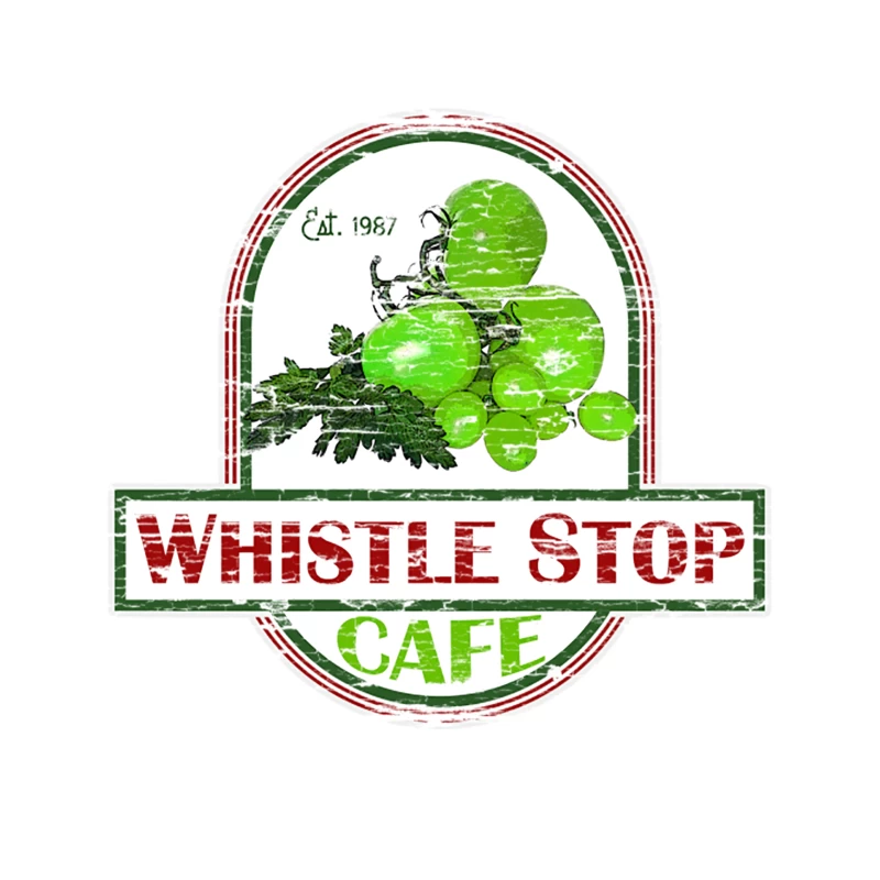 Whistle Stop cafe, wood pattern distressed Tapestry