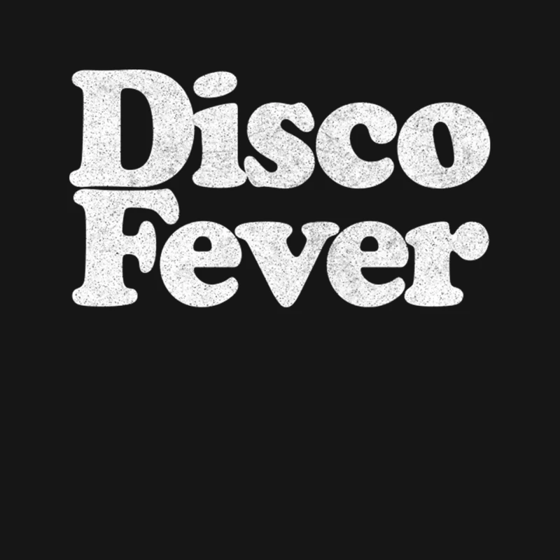 Disco Fever  Retro Typography Design Mouse Pad