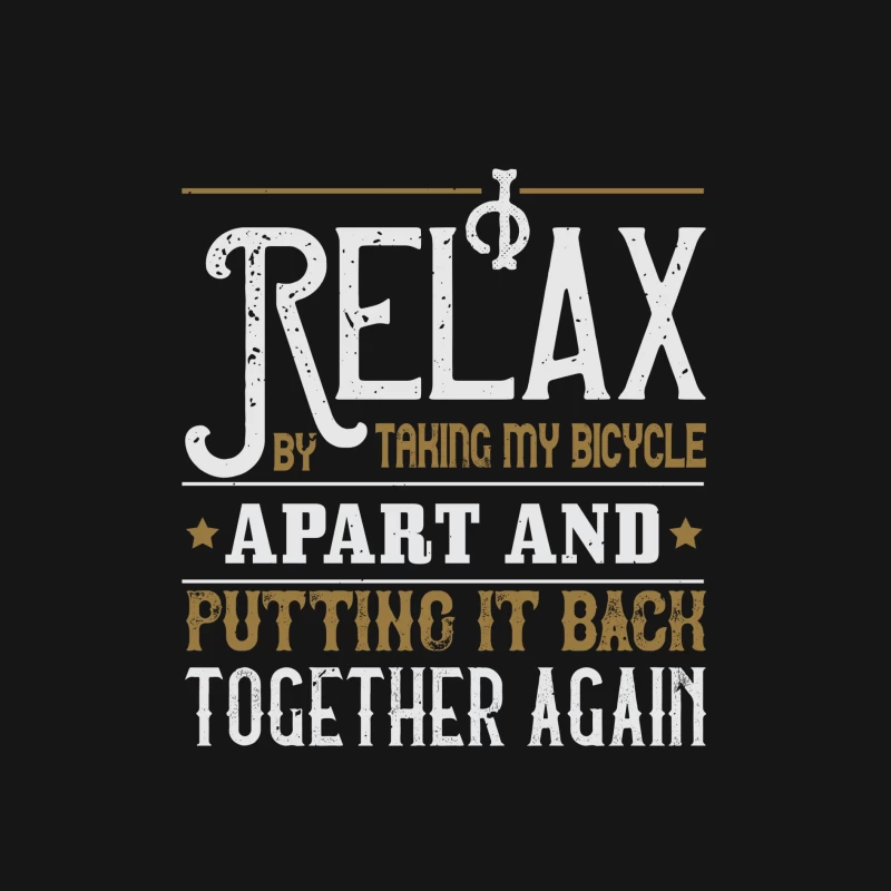 Détente et Vélo: Assemblage Créatif Homme Manches Longues T-Shirt