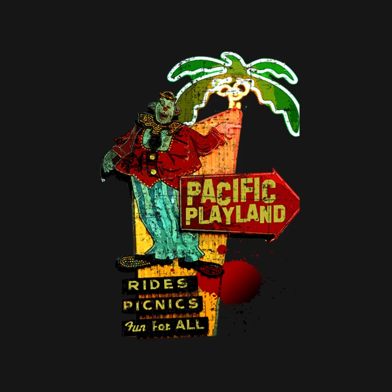 Pacific Playland, distressed Mouse Pad