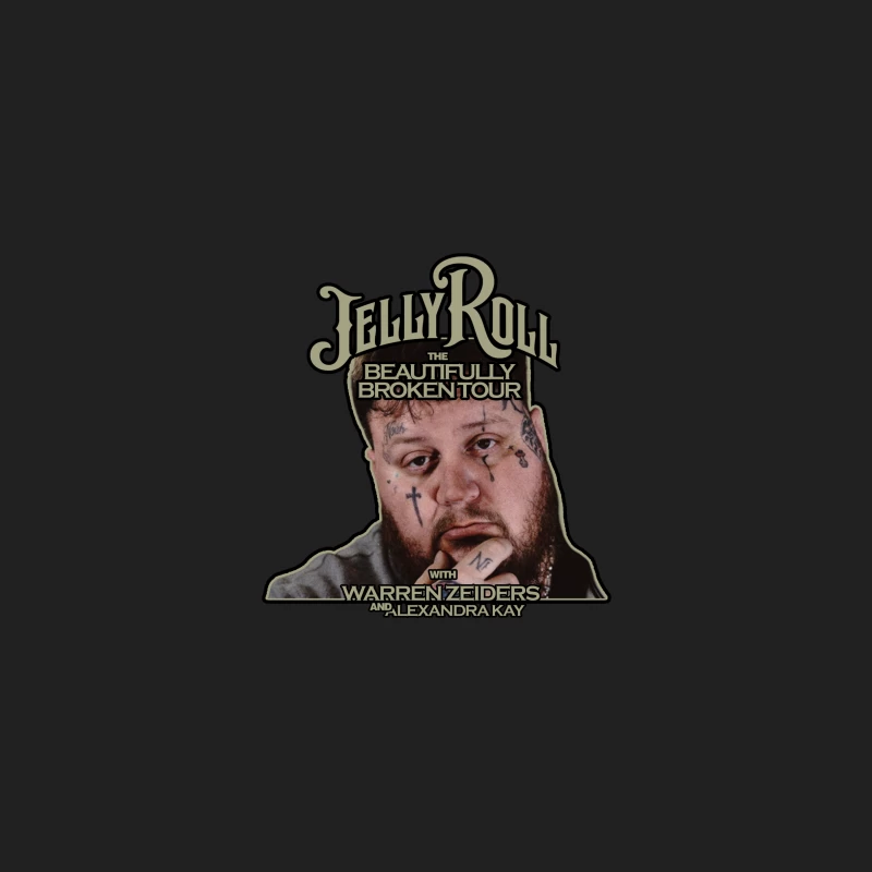 JELLY ROLL THE BEAUTIFULLY BROKEN TOUR CONCERT 2024 Bucket Hat