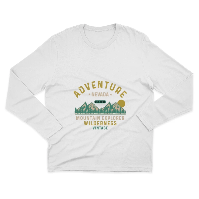 Abenteuer Nevada: Mountain Explorer seit 1995 Herren Langarm T-Shirt